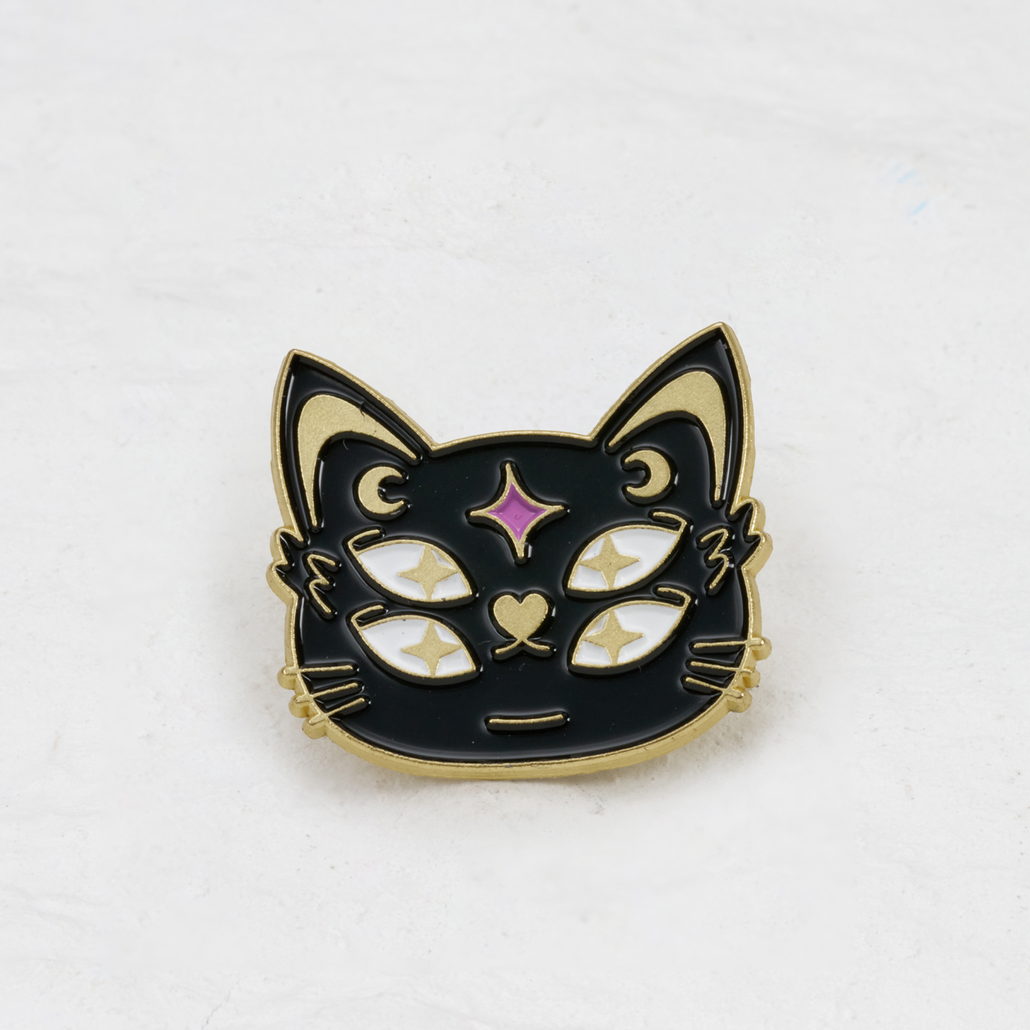 Purplehecate The Magical Black Cat Pin
