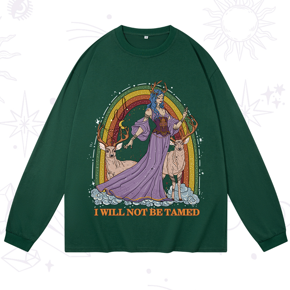 Purplehecate I Will No Be Tamed Long Sleeve T-Shirt