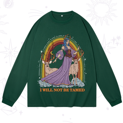 Purplehecate I Will No Be Tamed Long Sleeve T-Shirt