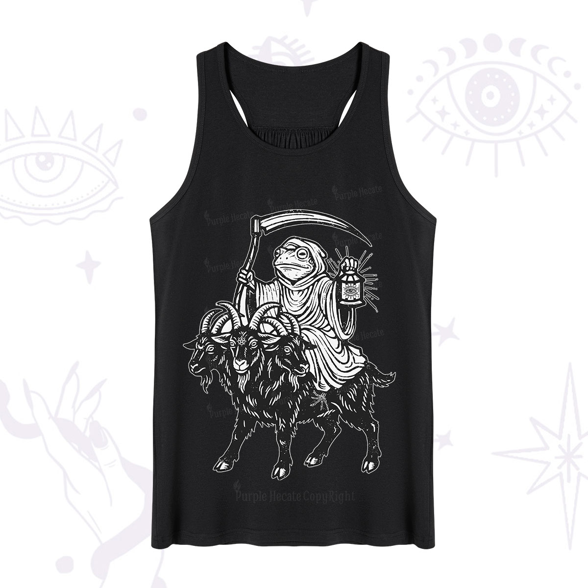Purplehecate Death Frog Goat Rider Tank