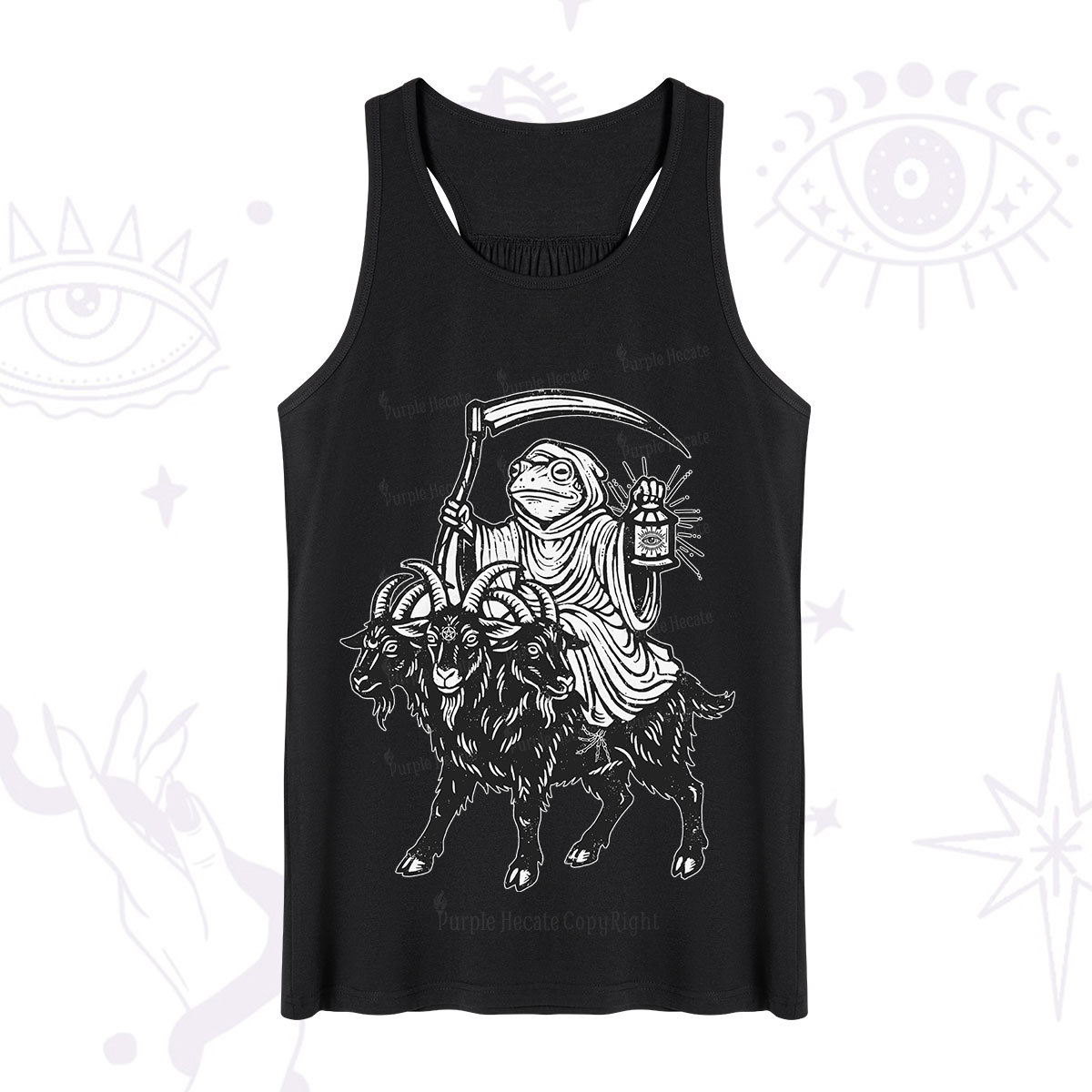 Purplehecate Death Frog Goat Rider Tank