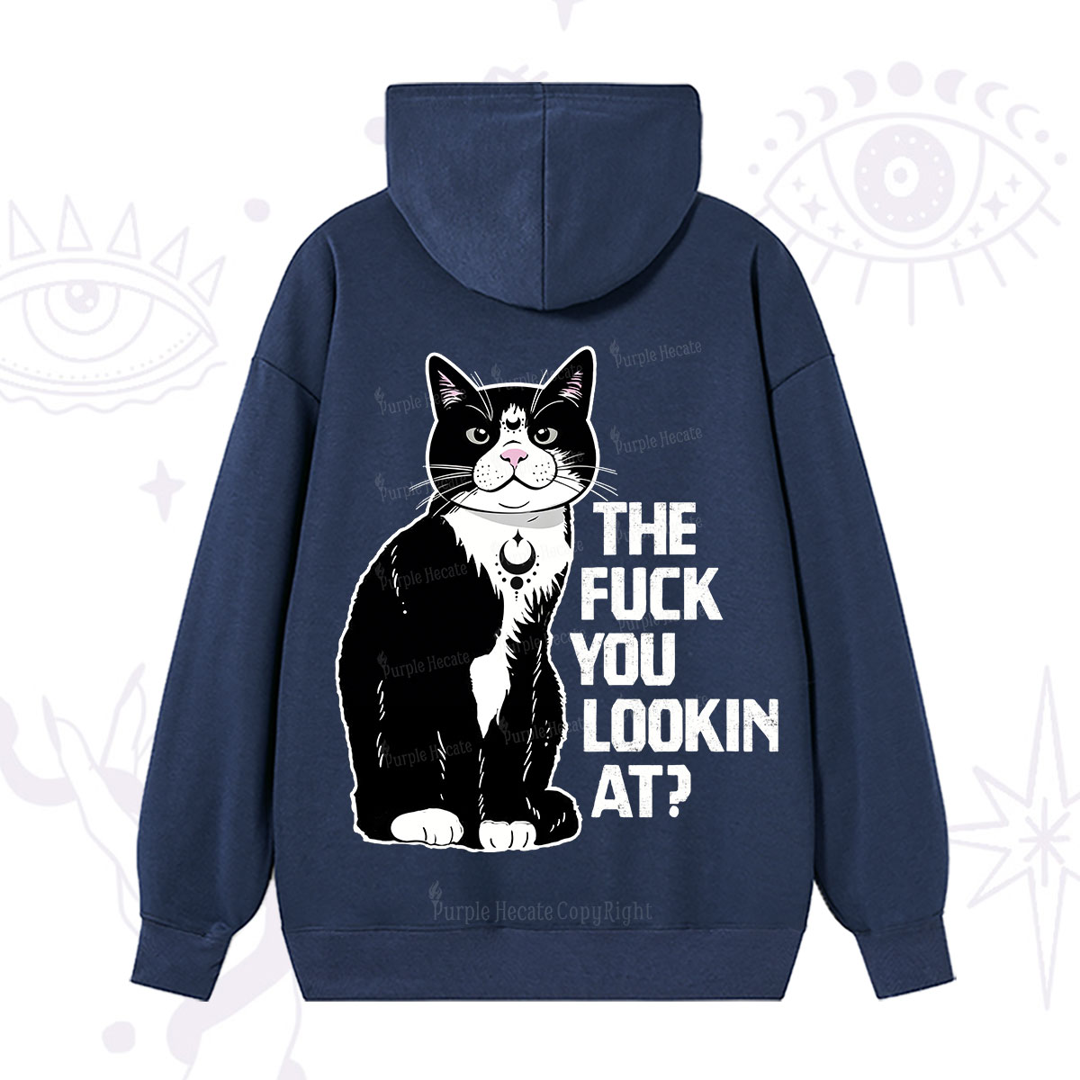 Purplehecate The Fuck You Lookin At Hoodie