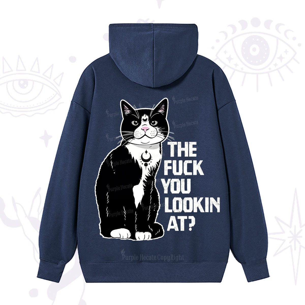 Purplehecate The Fuck You Lookin At Hoodie