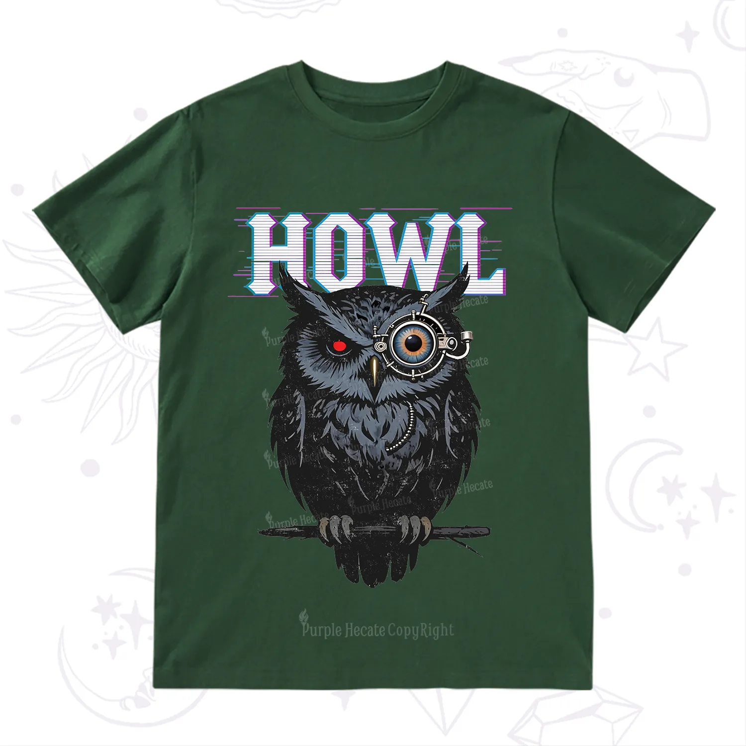 Purplehecate Howl Owl T-Shirt