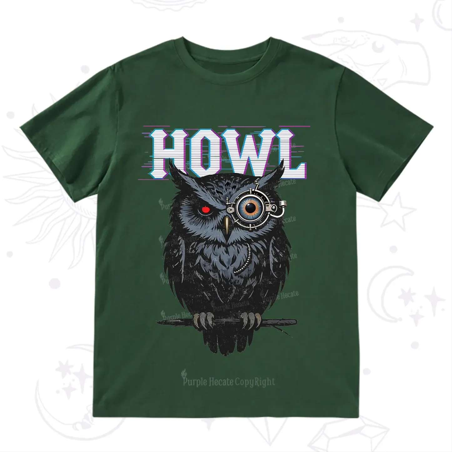 Purplehecate Howl Owl T-Shirt