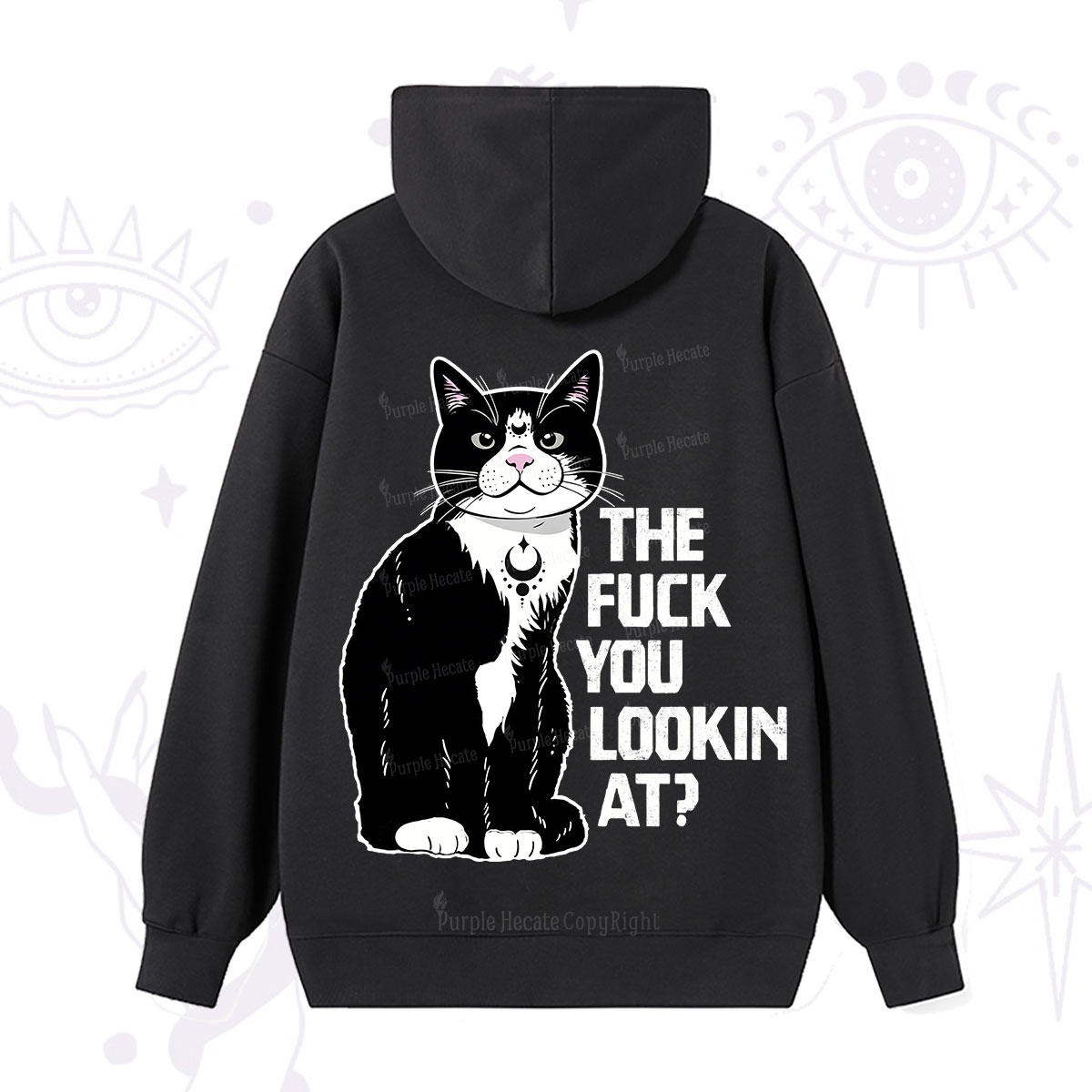 Purplehecate The Fuck You Lookin At Hoodie