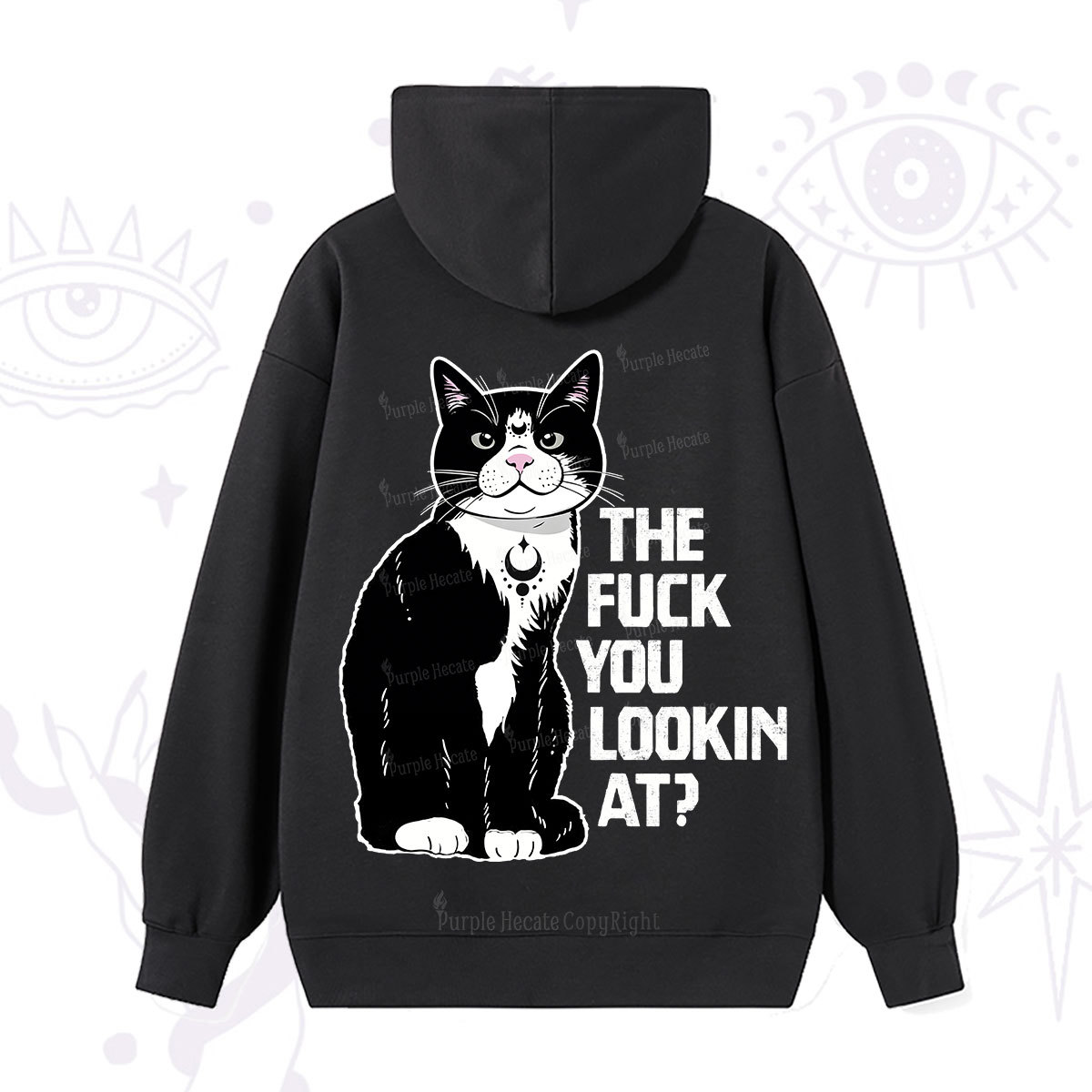 Purplehecate The Fuck You Lookin At Hoodie