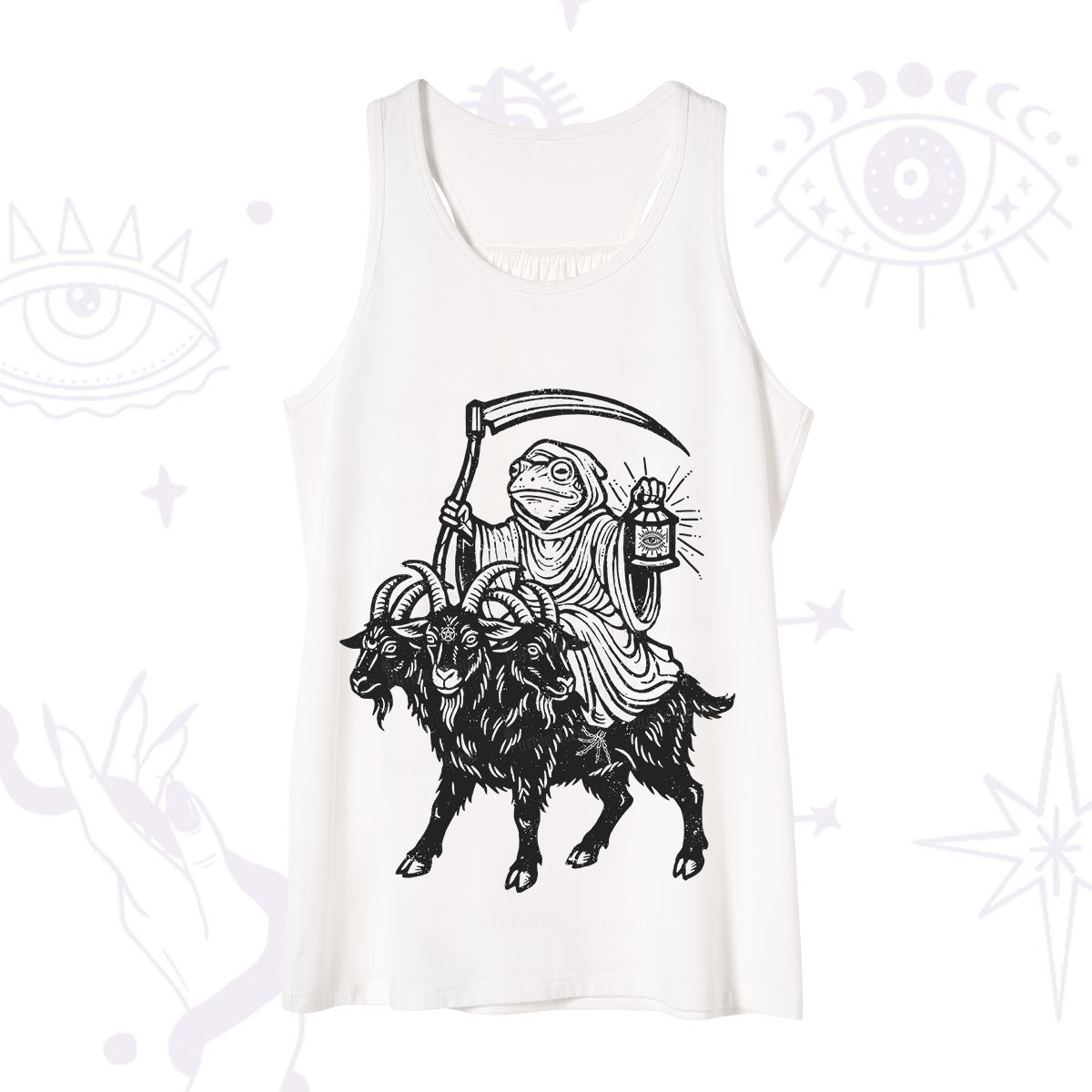 Purplehecate Death Frog Goat Rider Tank