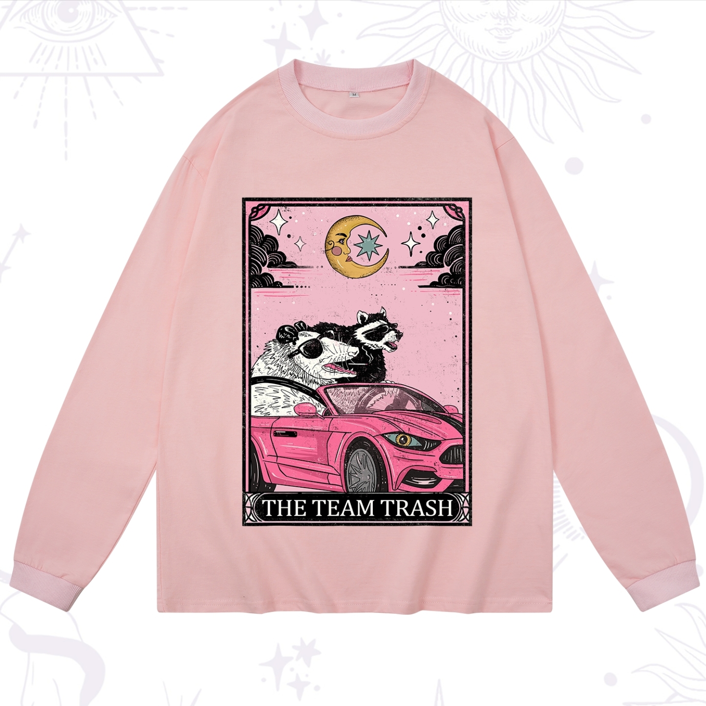 Purplehecate The Team Trash Tarot Card Long Sleeve T-Shirt