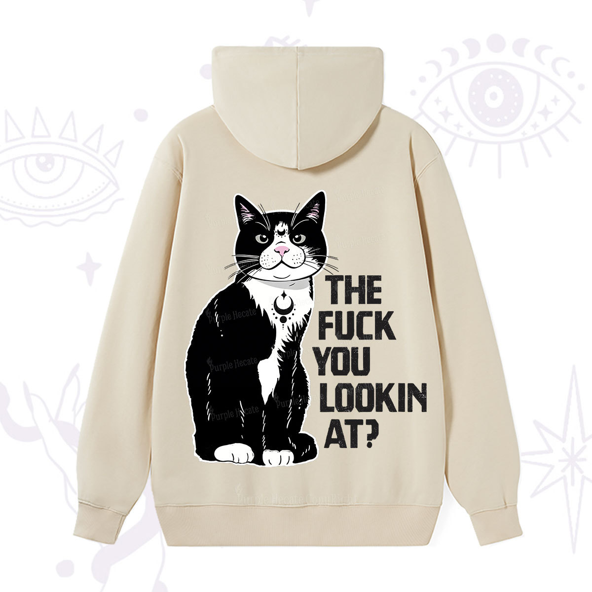 Purplehecate The Fuck You Lookin At Hoodie