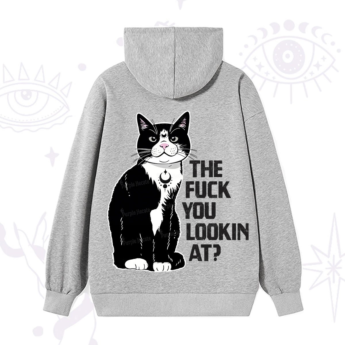 Purplehecate The Fuck You Lookin At Hoodie