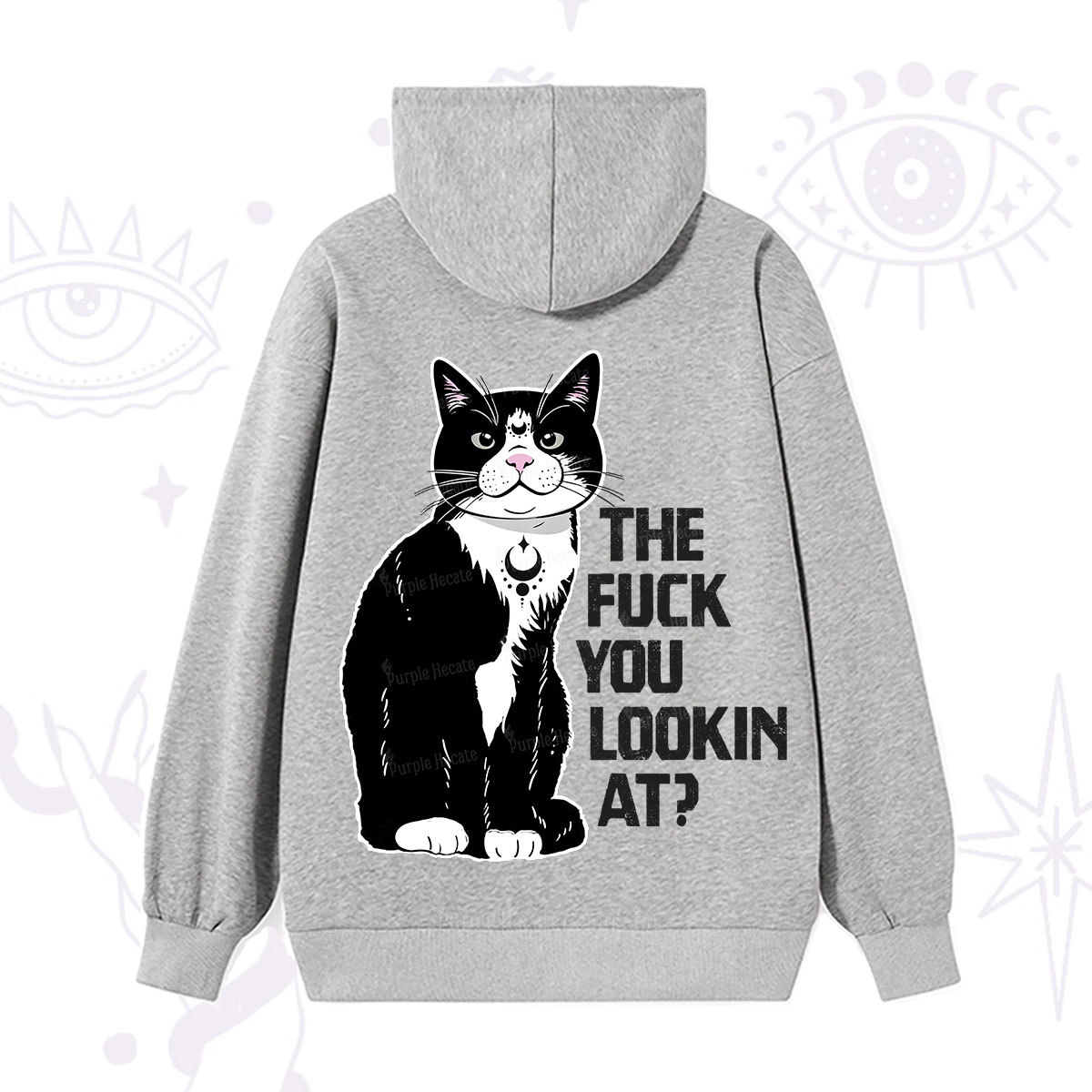 Purplehecate The Fuck You Lookin At Hoodie