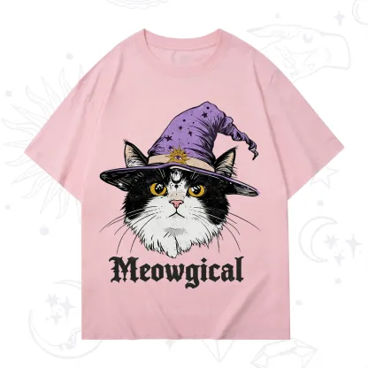 Purplehecate Meowgical Witch Cat T-Shirt