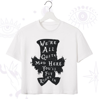 Purplehecate Mad Tea Party Club Crop T-Shirt