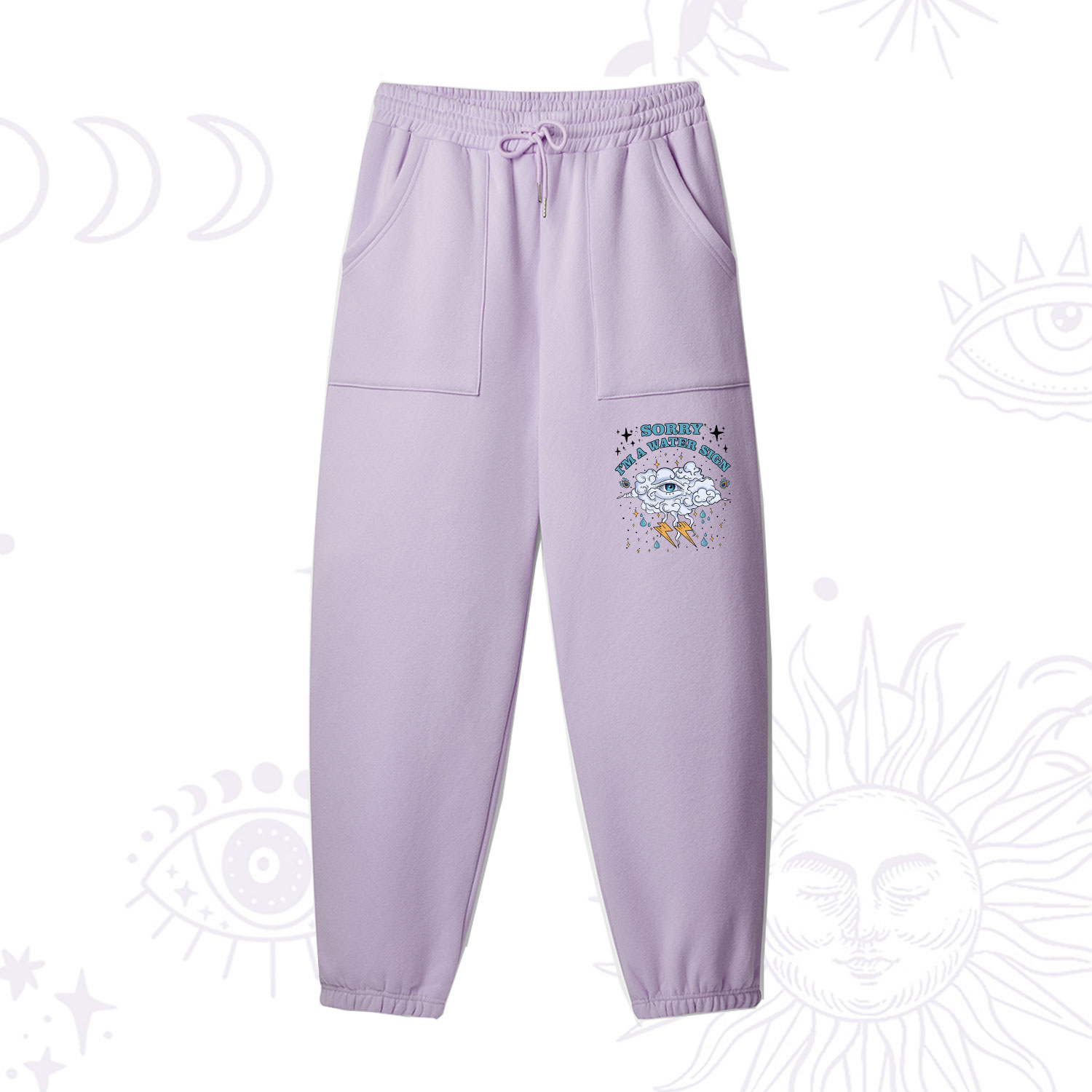 Purplehecate Sorry I'm A Water Sign Fleece Sweatpants
