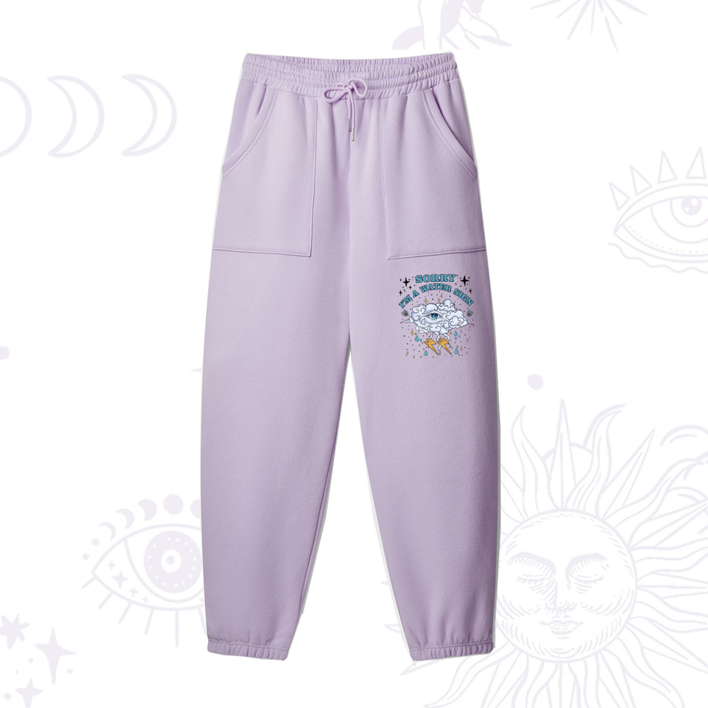 Purplehecate Sorry I'm A Water Sign Fleece Sweatpants