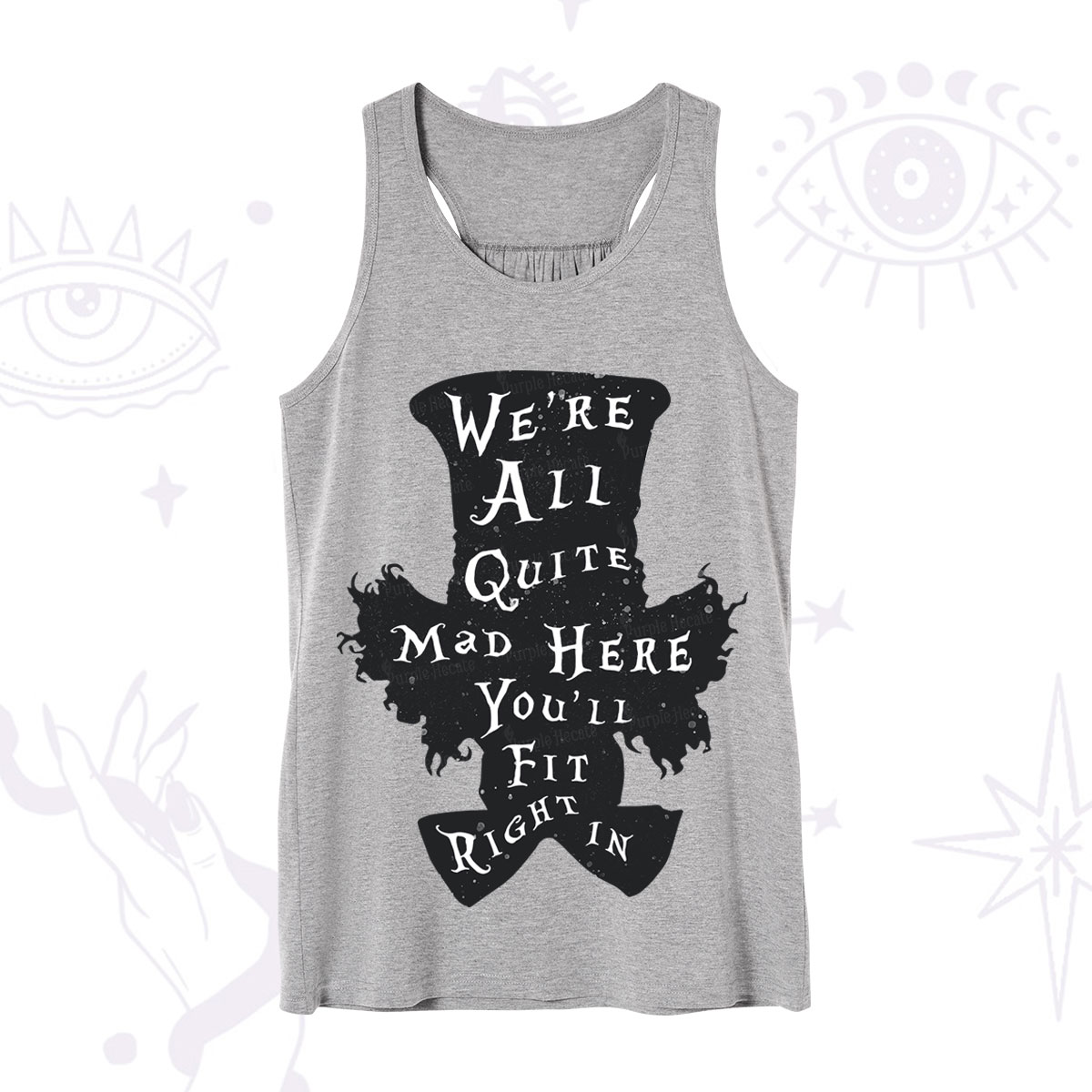 Purplehecate Mad Tea Party Club Tank