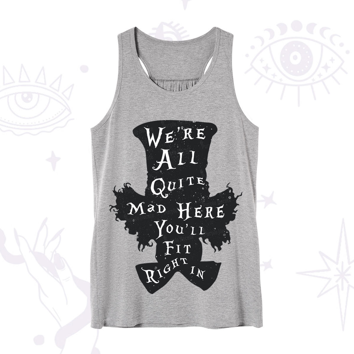 Purplehecate Mad Tea Party Club Tank