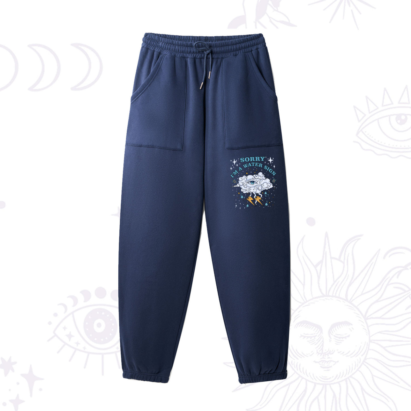 Purplehecate Sorry I'm A Water Sign Fleece Sweatpants