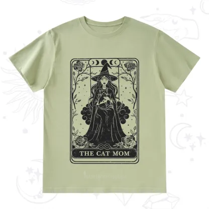 Purplehecate The Witch Cat Mom Tarot T-Shirt
