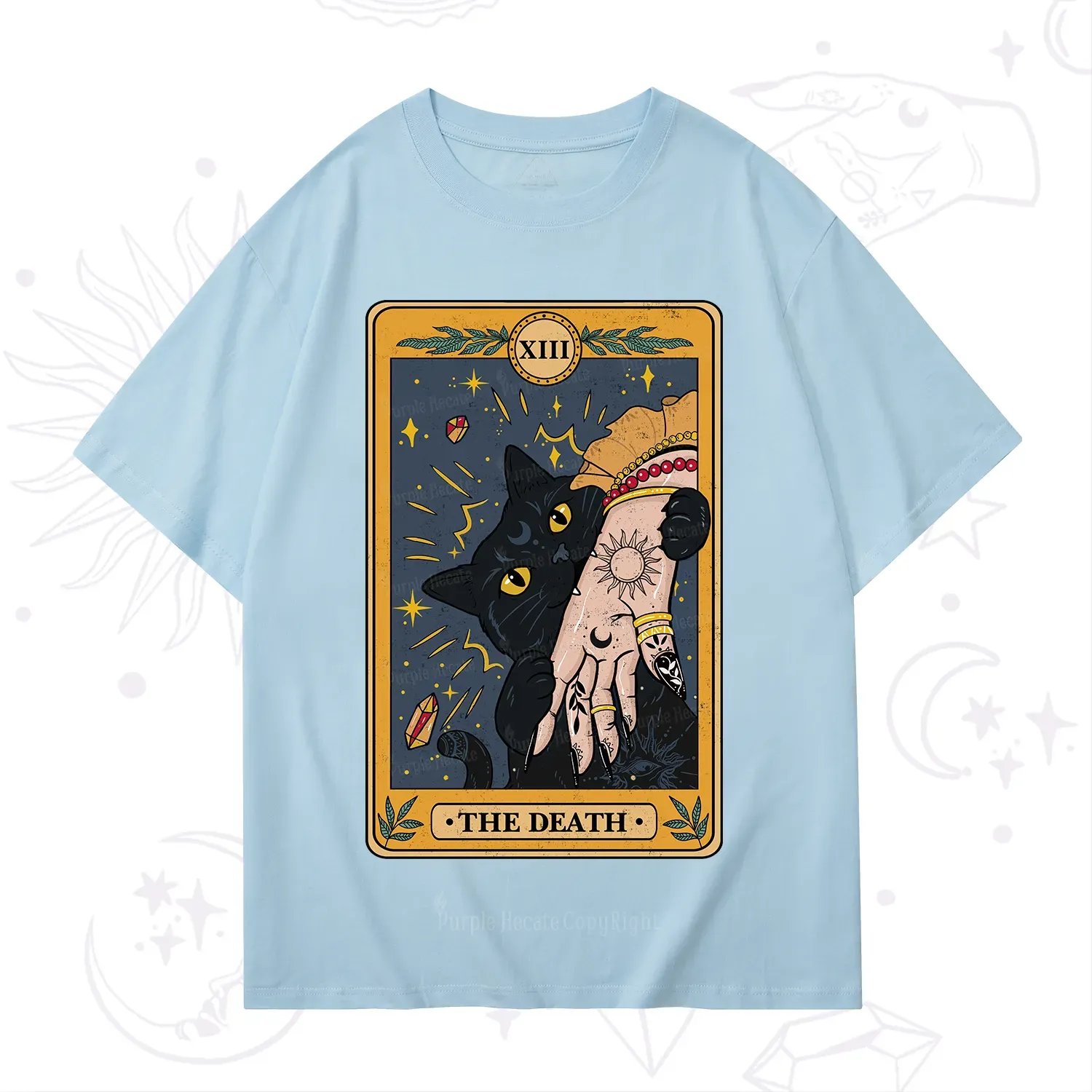 Purplehecate The Death Tarot Card T-Shirt