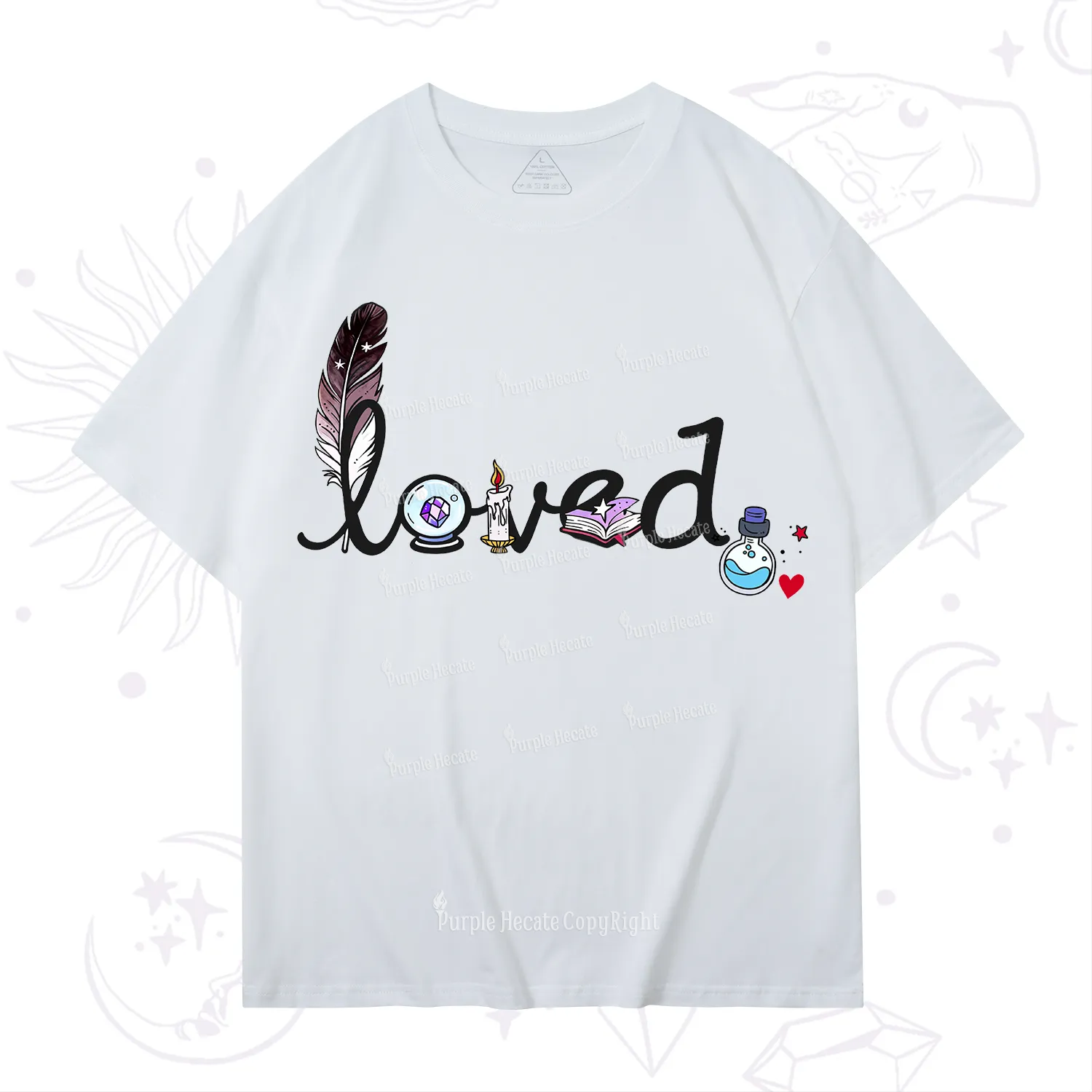 Purplehecate Magical Loved Valentine T-Shirt
