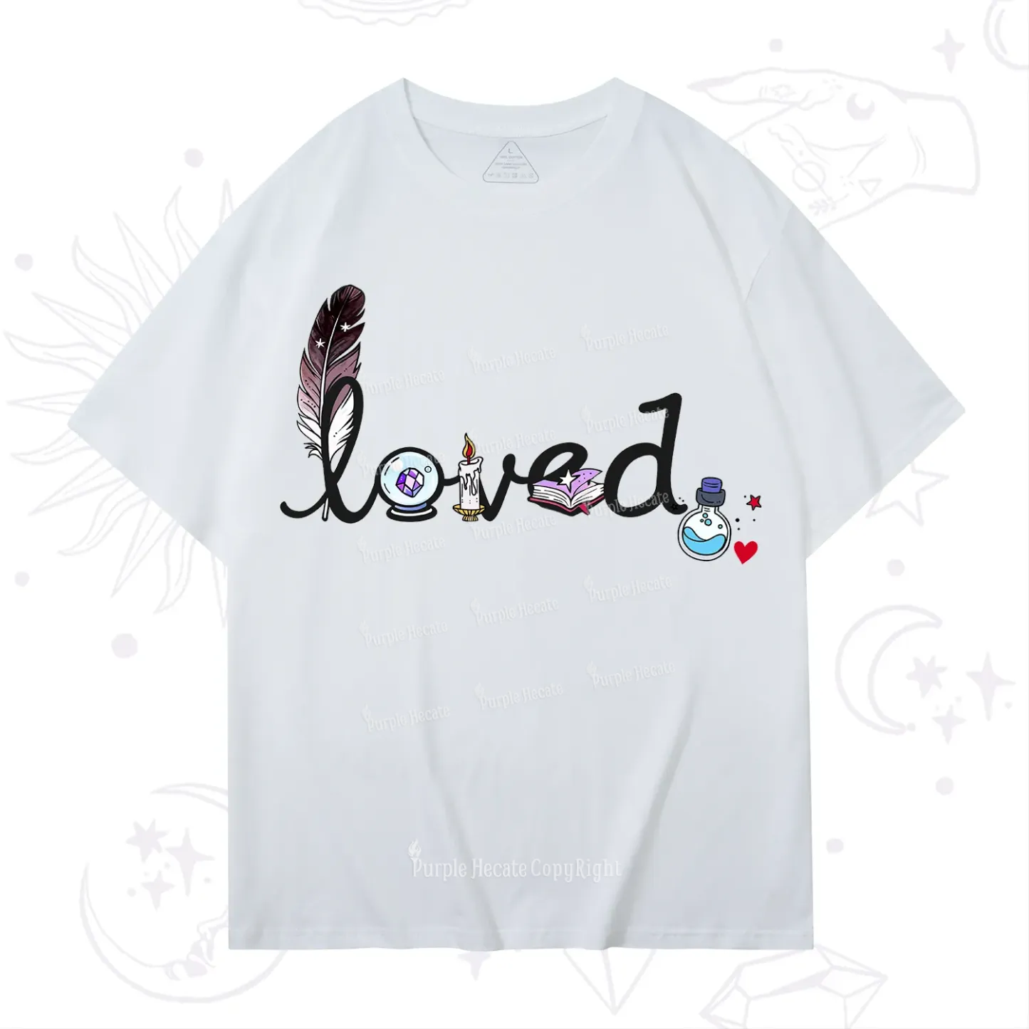 Purplehecate Magical Loved Valentine T-Shirt