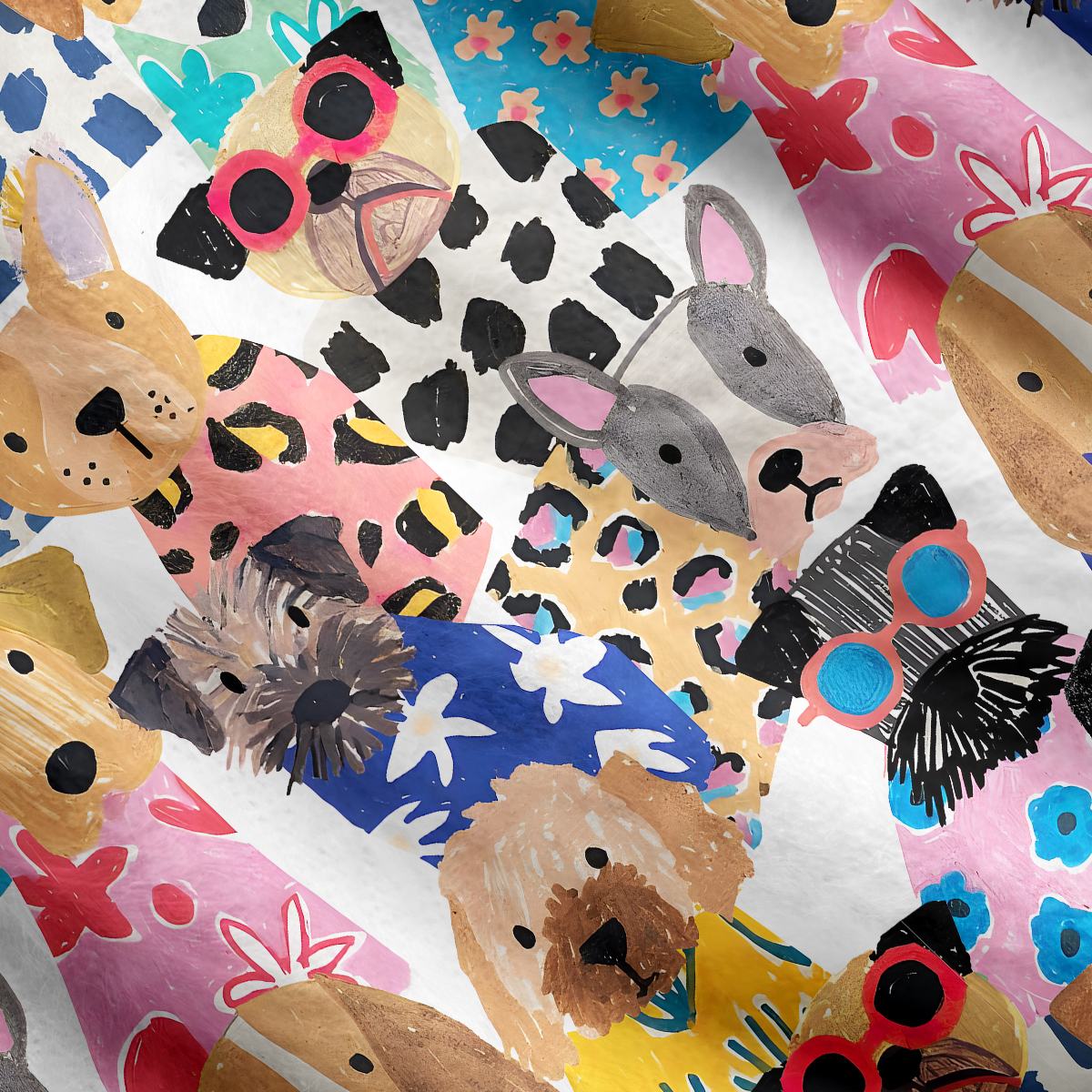 Purplehecate Puppy Parade Cardigan Sweaters