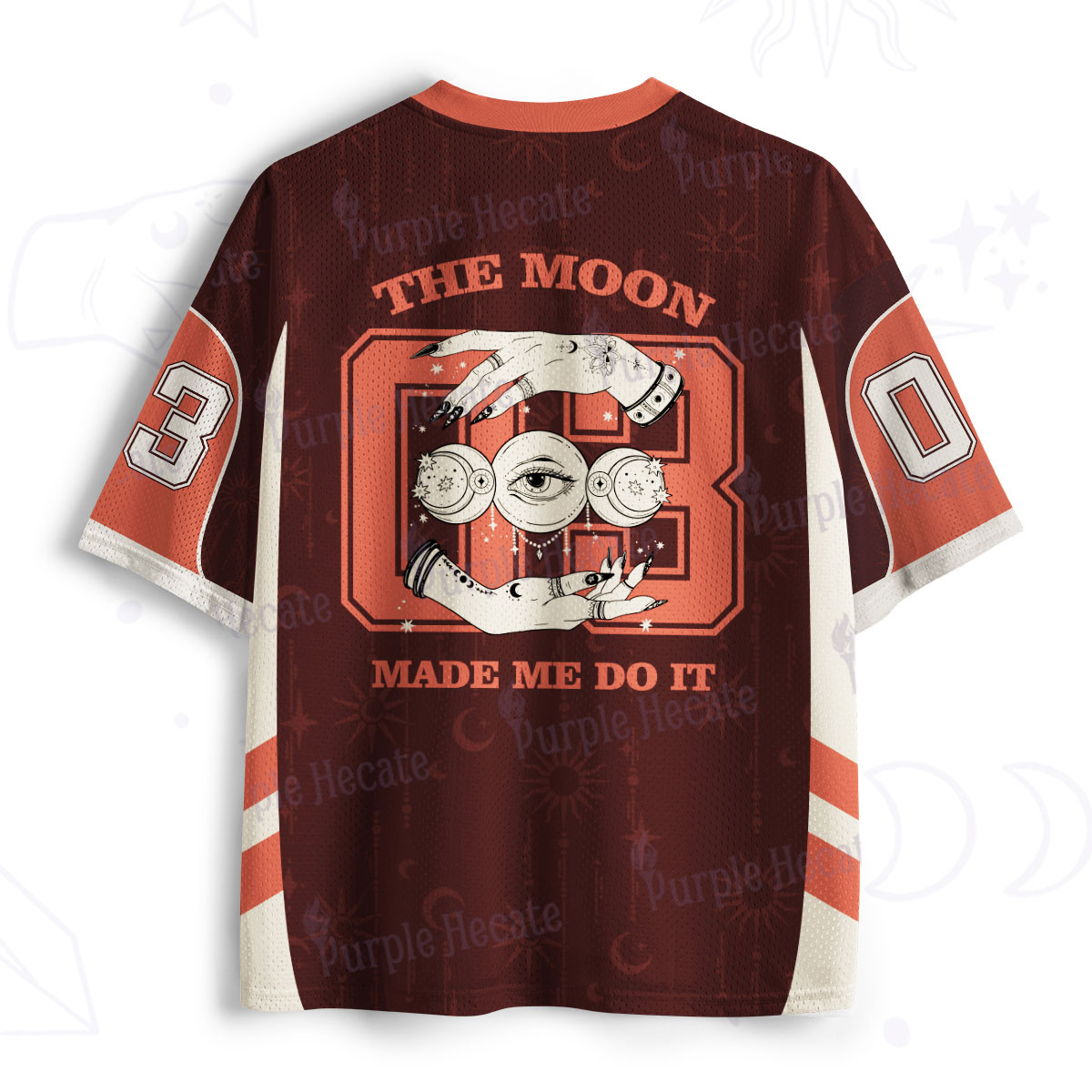 Purplehecate Funny The Moon Made Me Do It Mesh Jersey