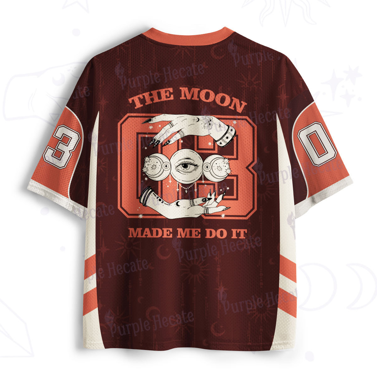 Purplehecate Funny The Moon Made Me Do It Mesh Jersey
