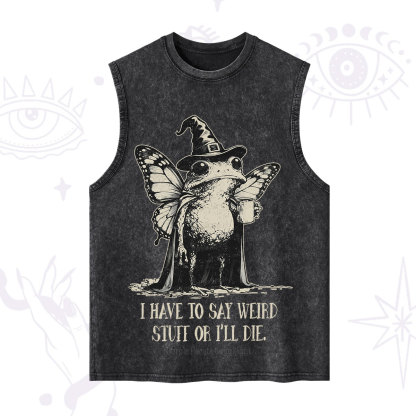 Purplehecate I Have to Say Weird Stuff Or I'll Die Washed Tank