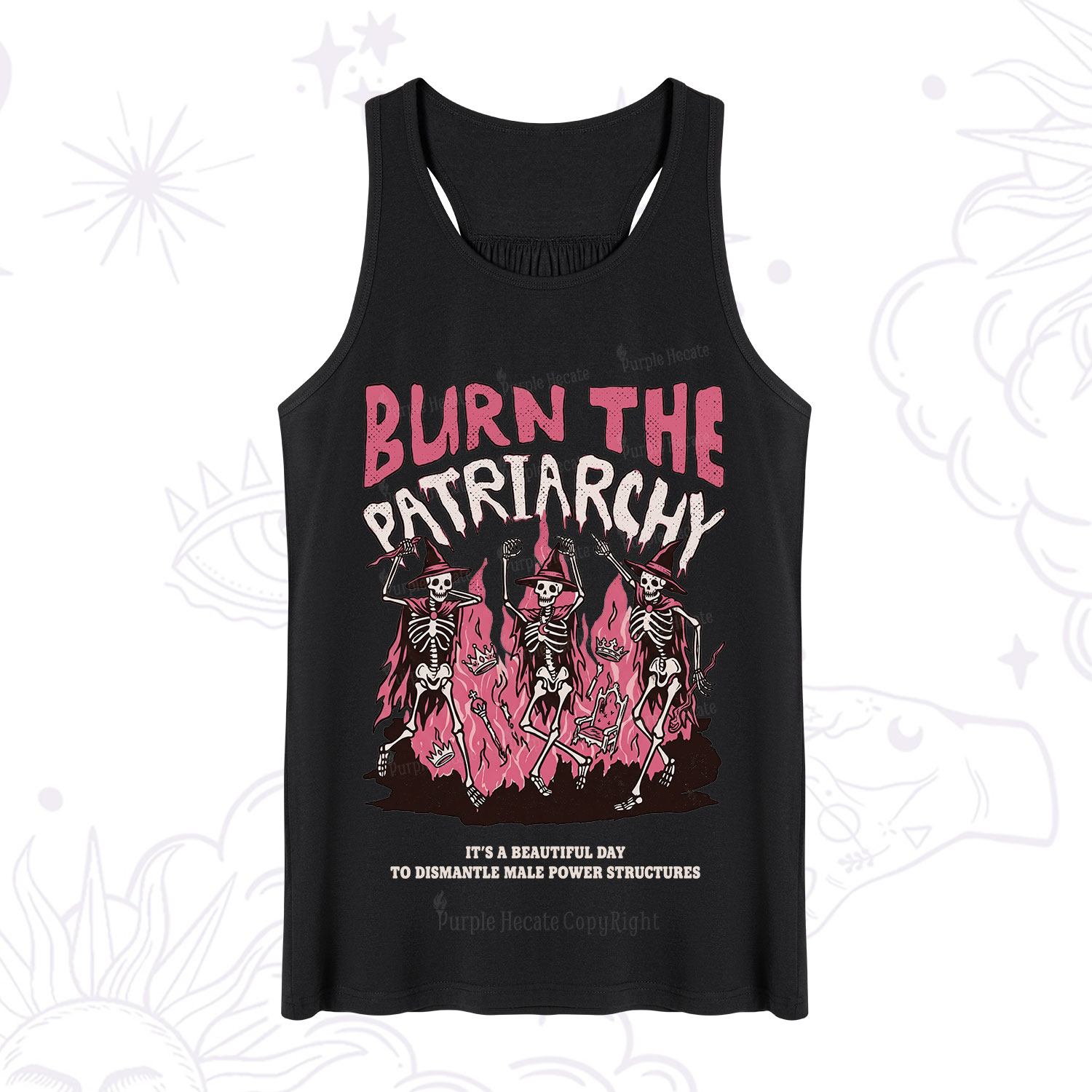 Purplehecate Burn The Patriarchy Tank