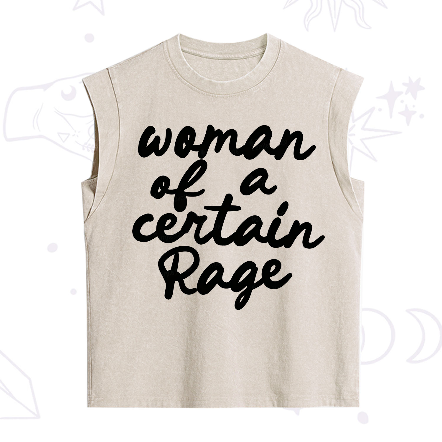 Purplehecate Women of a Certain Rage Vintage Washed Tank