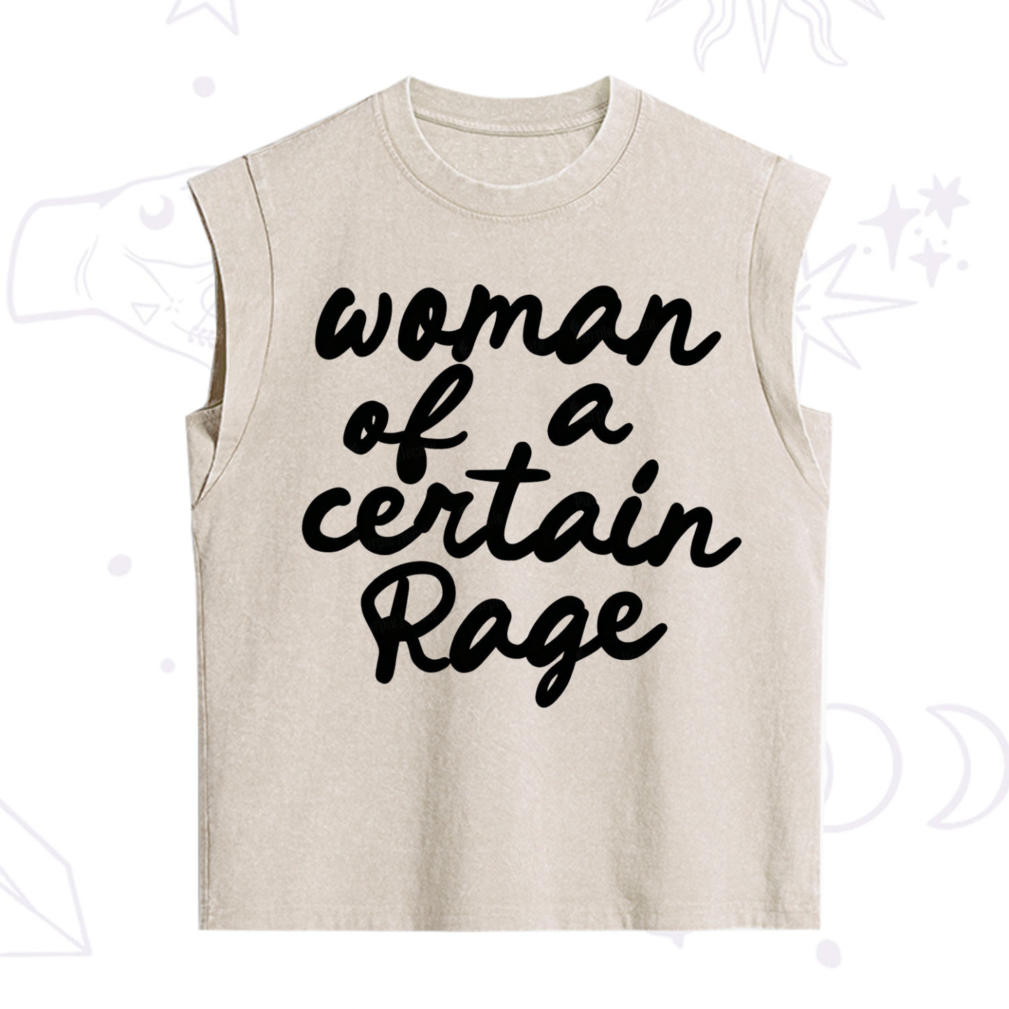 Purplehecate Women of a Certain Rage Vintage Washed Tank
