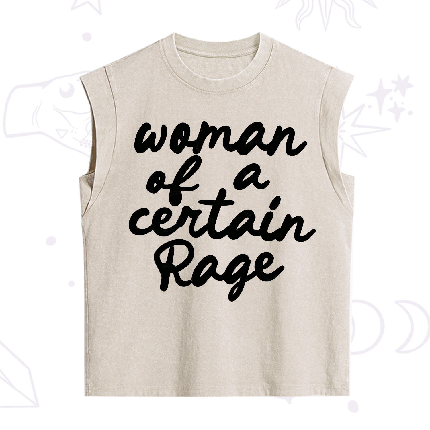 Purplehecate Women of a Certain Rage Vintage Washed Tank