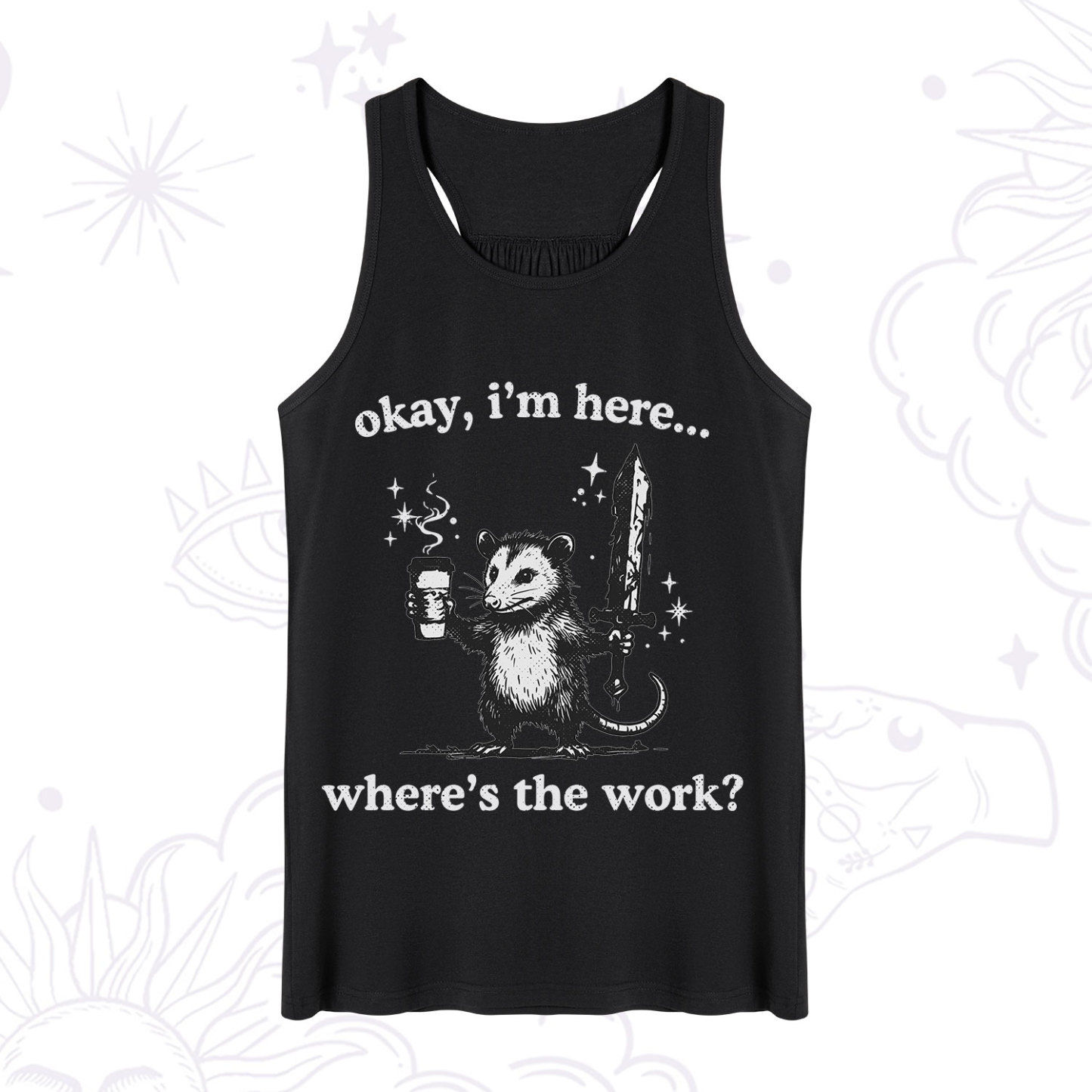 Purplehecate Okay I'm Here Where's The Work Tank