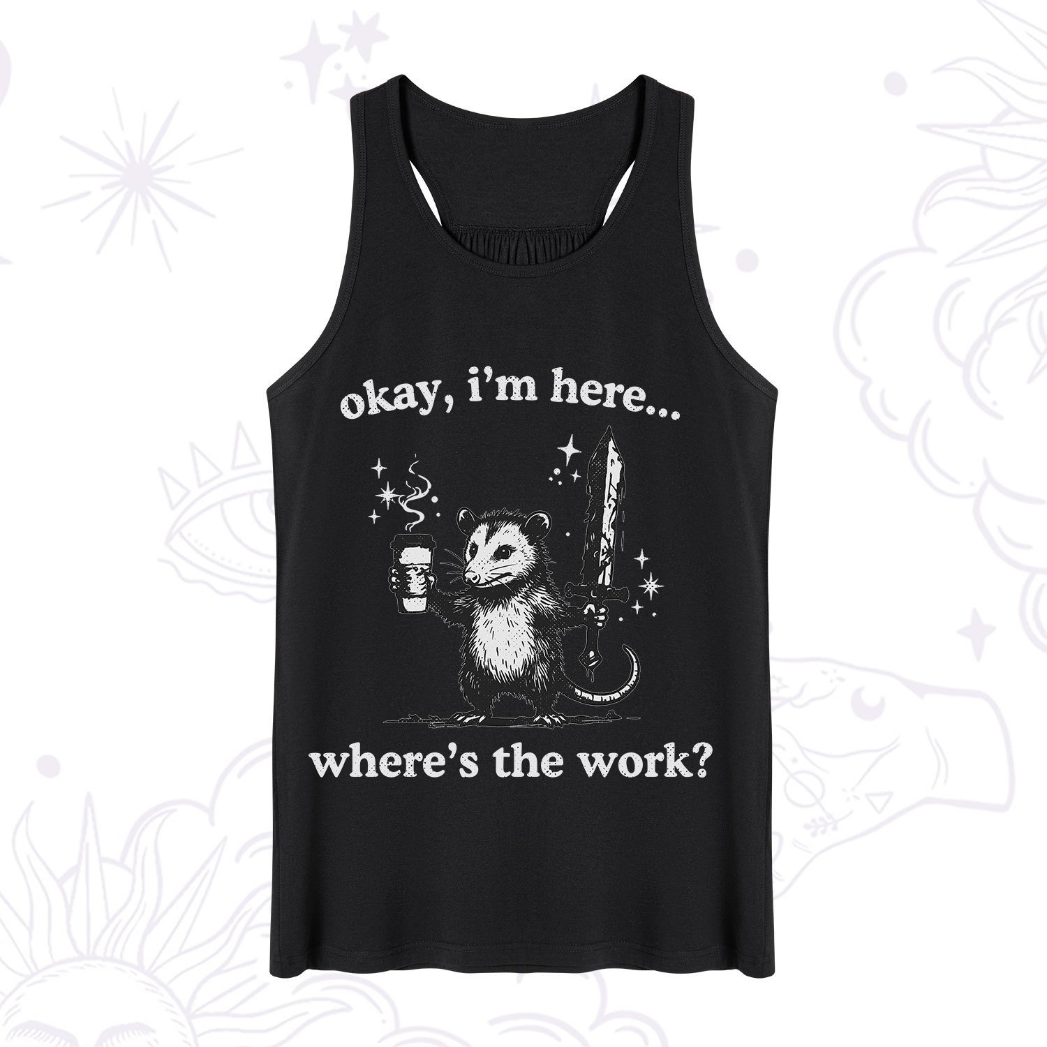 Purplehecate Okay I'm Here Where's The Work Tank