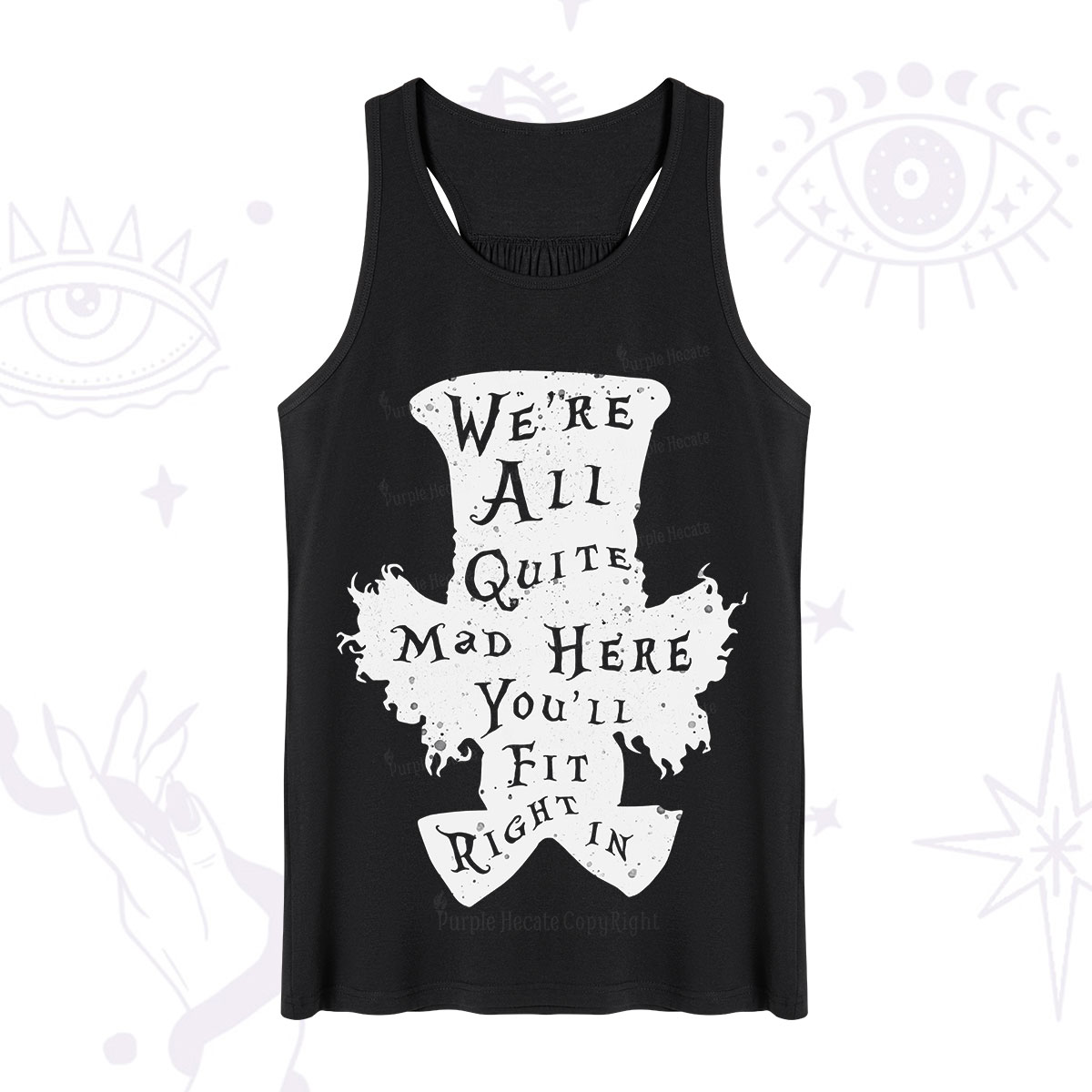 Purplehecate Mad Tea Party Club Tank