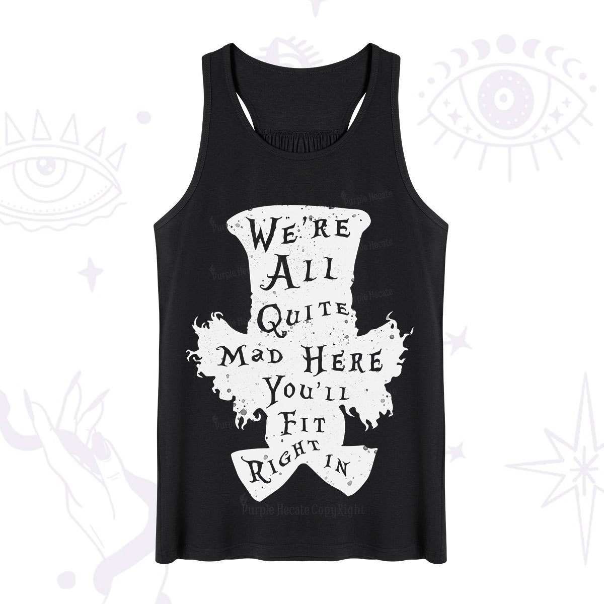 Purplehecate Mad Tea Party Club Tank