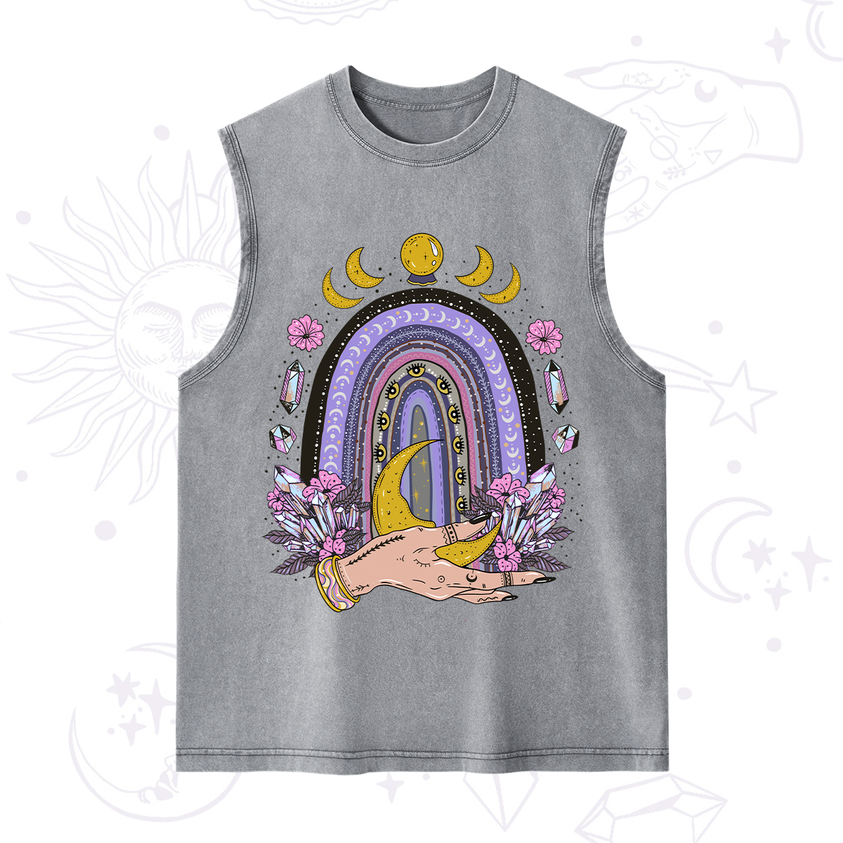 Purplehecate Magic Rainbow Washed Tank