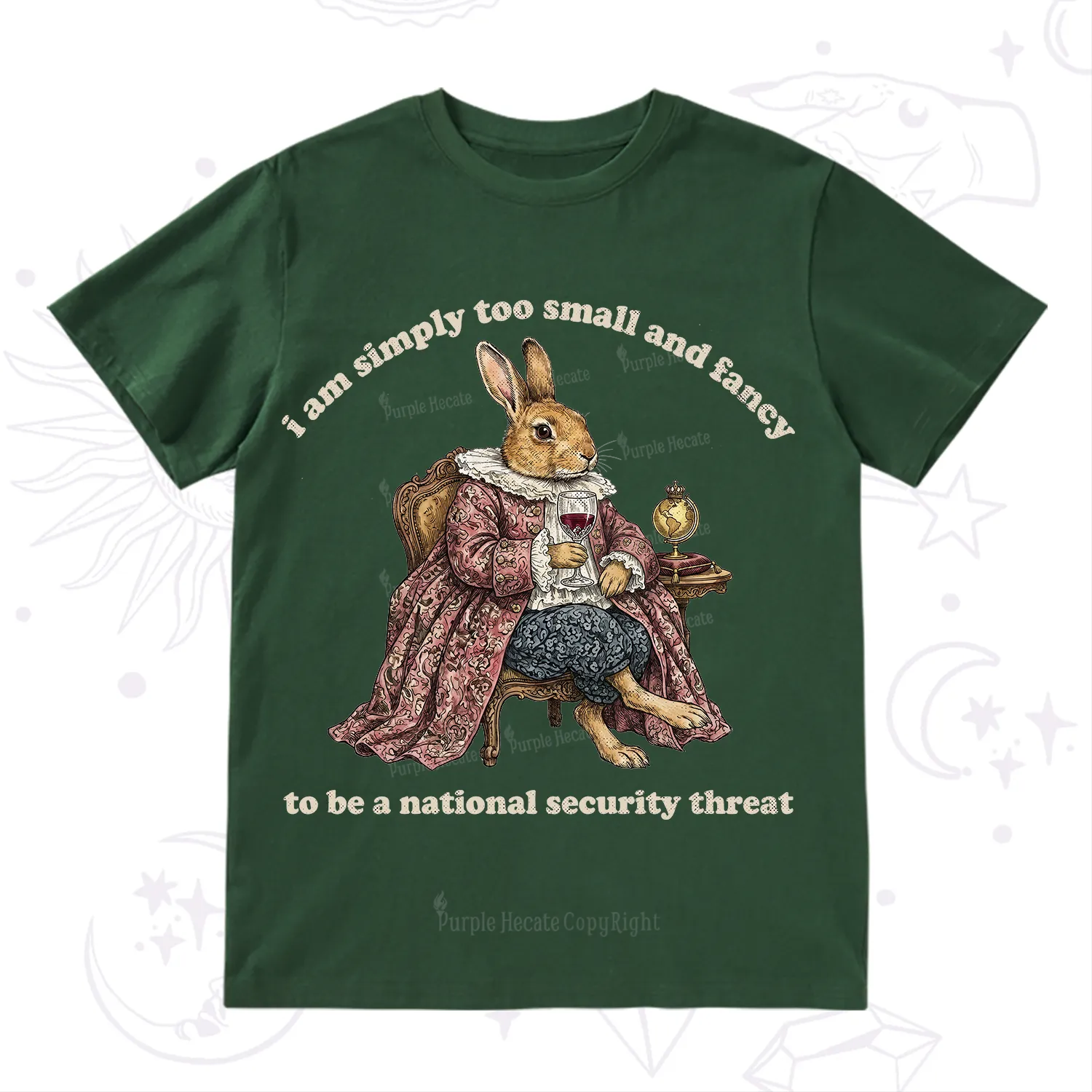 Purplehecate Too Small and Fancy T-Shirt