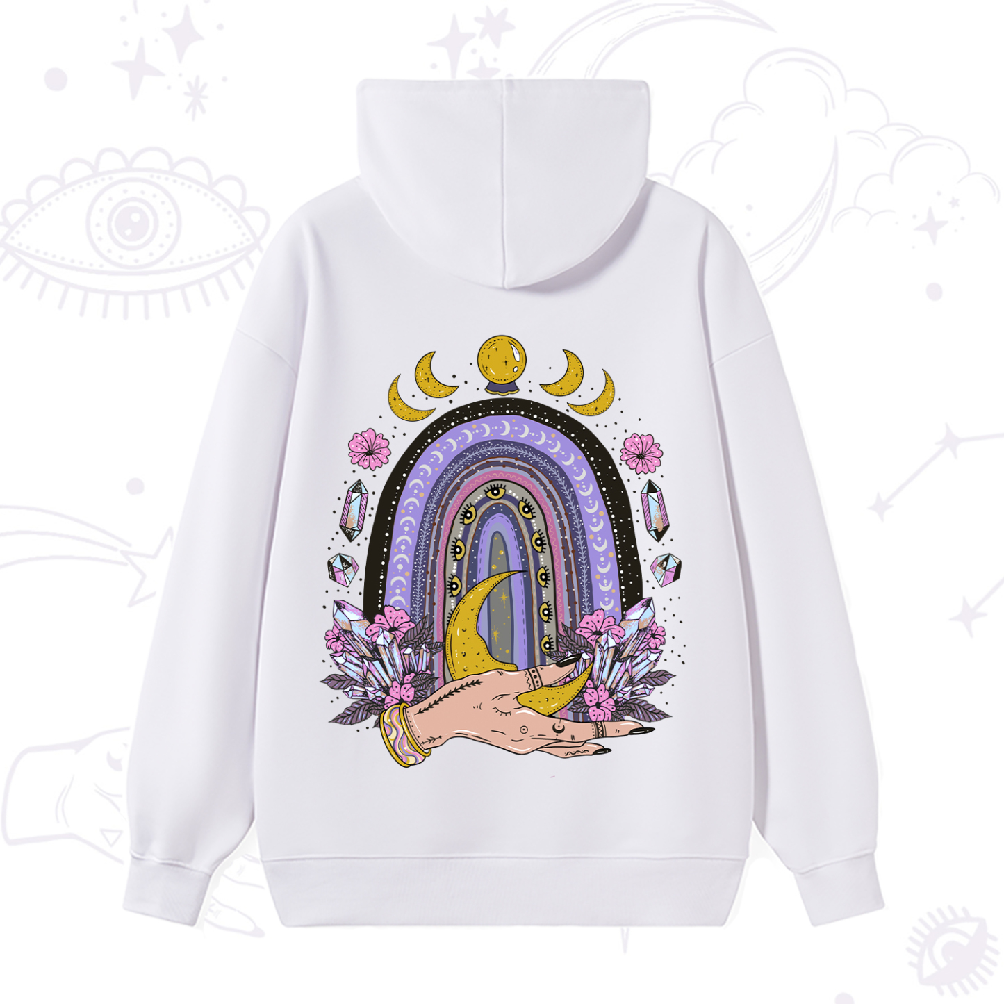 Purplehecate Magic Rainbow Hoodie