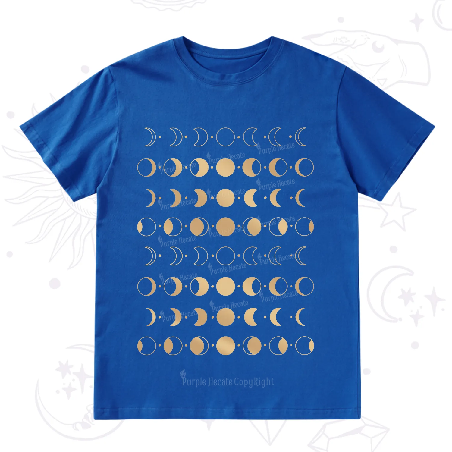 Purplehecate Phases Of Moon T-Shirt