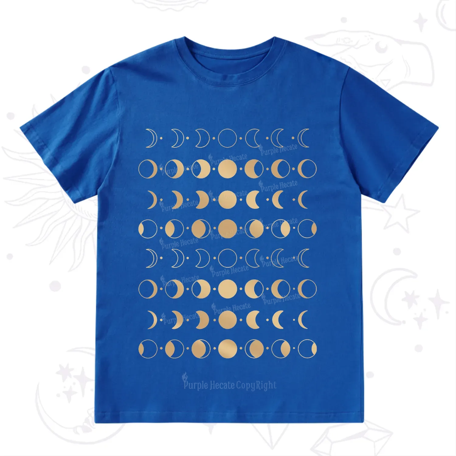 Purplehecate Phases Of Moon T-Shirt