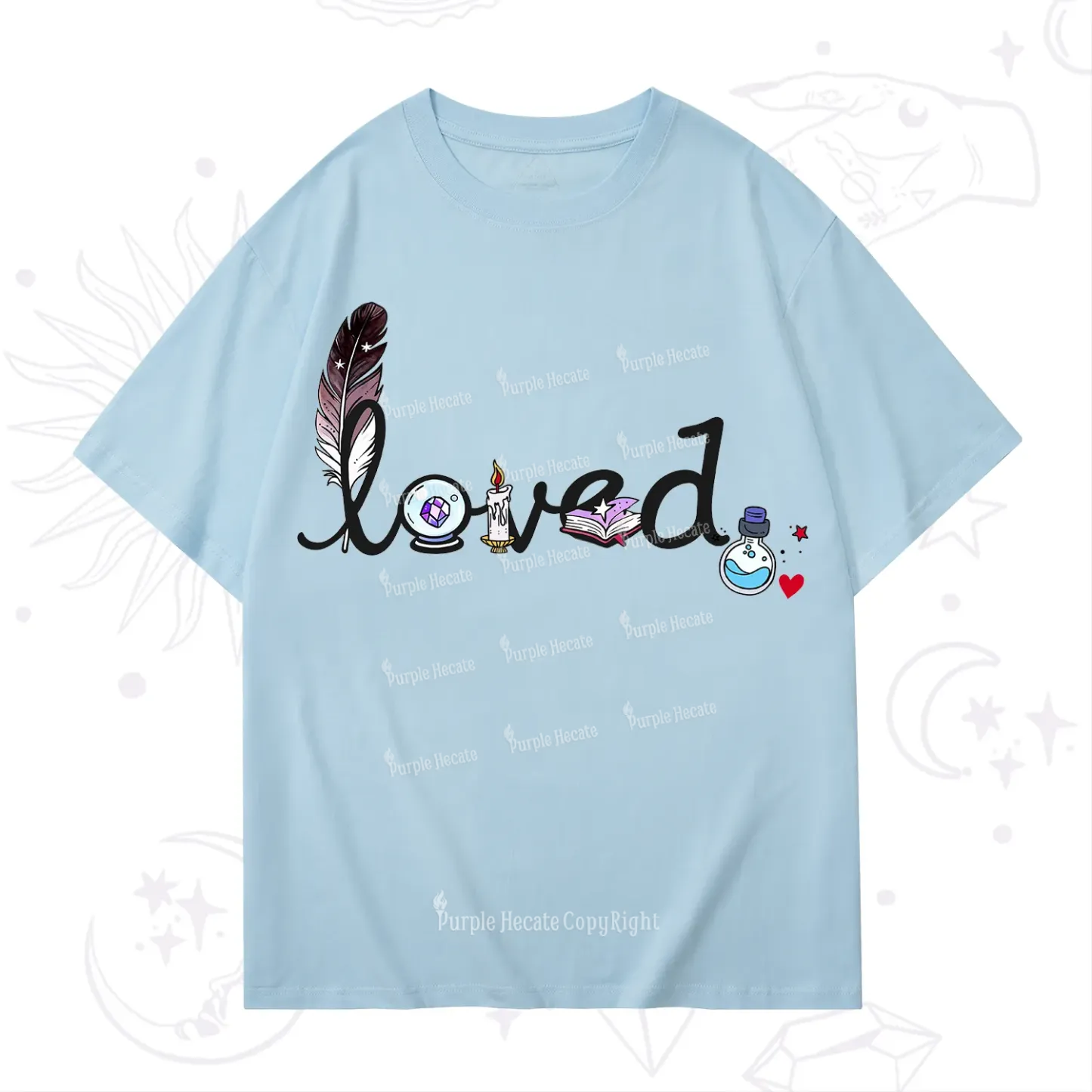 Purplehecate Magical Loved Valentine T-Shirt