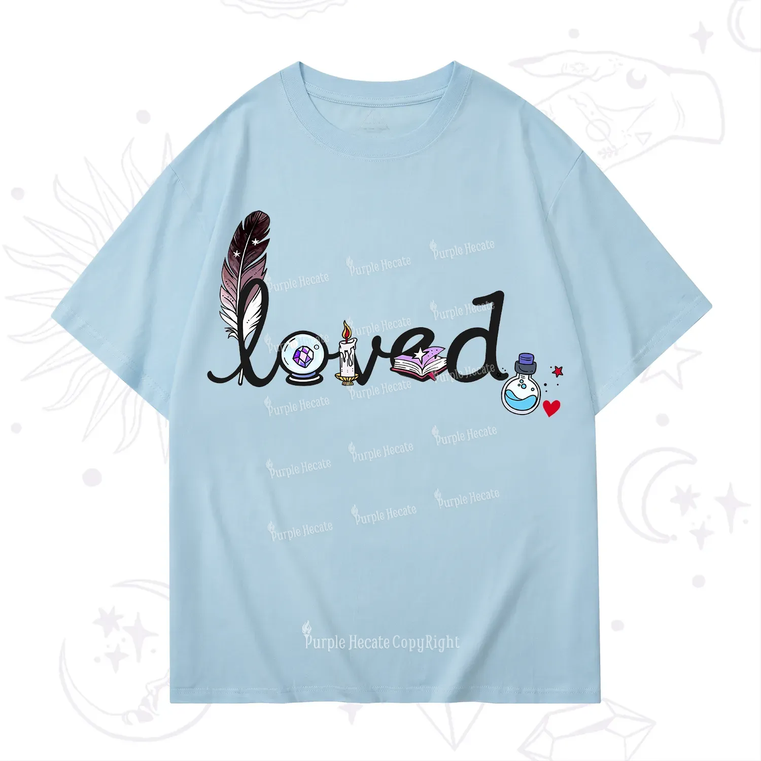 Purplehecate Magical Loved Valentine T-Shirt