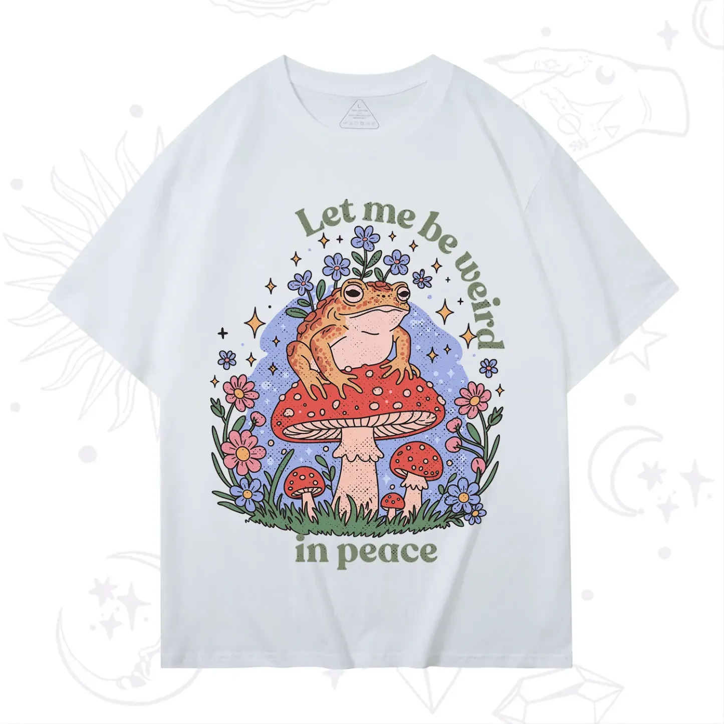 Purplehecate Let Me Be Weird In Peace Frog T-Shirt