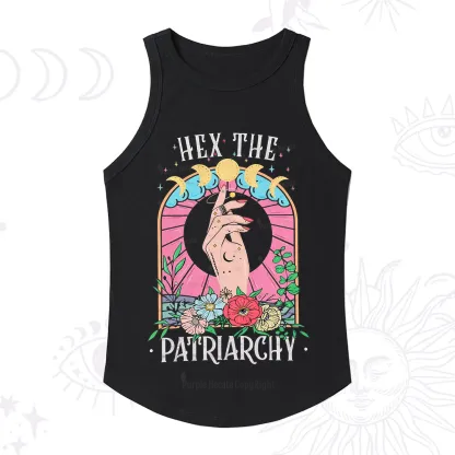 Purplehecate Hex The Patriarchy Racerback Tank Top