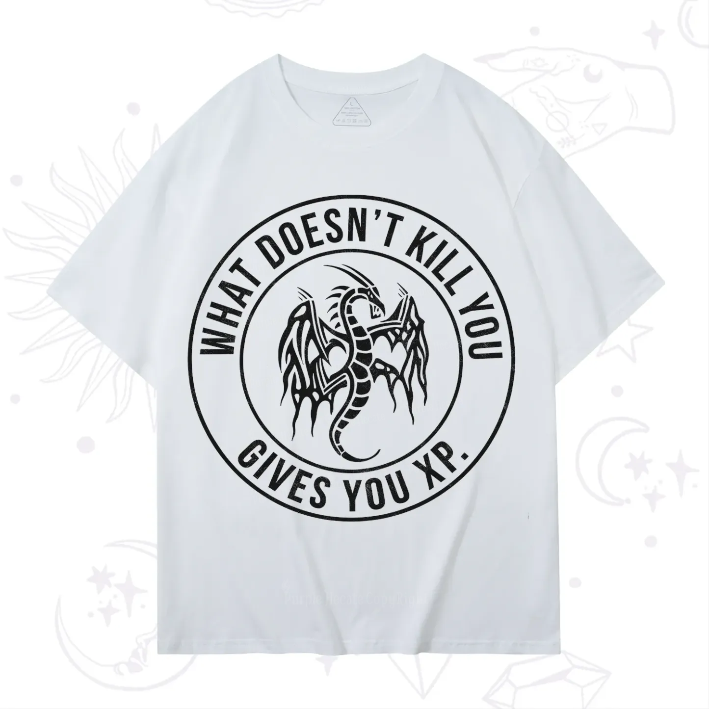 Purplehecate What Doesn't Kill You Gives You XP T-Shirt