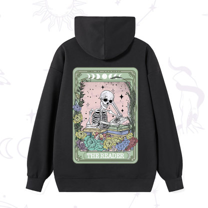 Purplehecate The Reader Bookworm Tarot Skeleton Hoodie